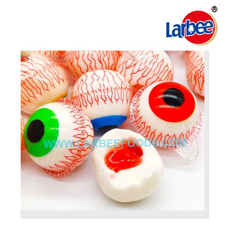 Hot Sales Larbee Brand Filled Eyeball Candy Gummy with Halal ...