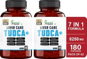 Humming Herbs LIVER CARE TUDCA+ L-Arginine, Milk Thistle, Dandelion ...