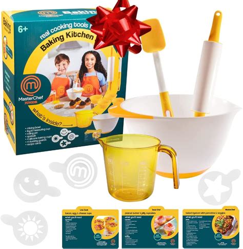 MasterChef Junior Baking Kitchen Set for Kids - 7 Pc. Kit Includes ...