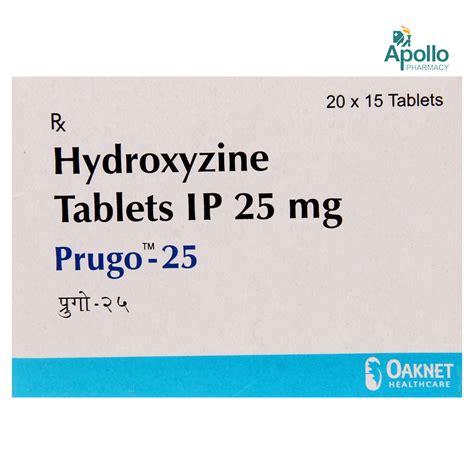 Prugo-25 Tablet 15's Price, Uses, Side Effects, Composition - Apollo ...