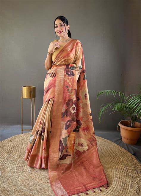 Rangoli Tussar Silk Designer Saree Collection