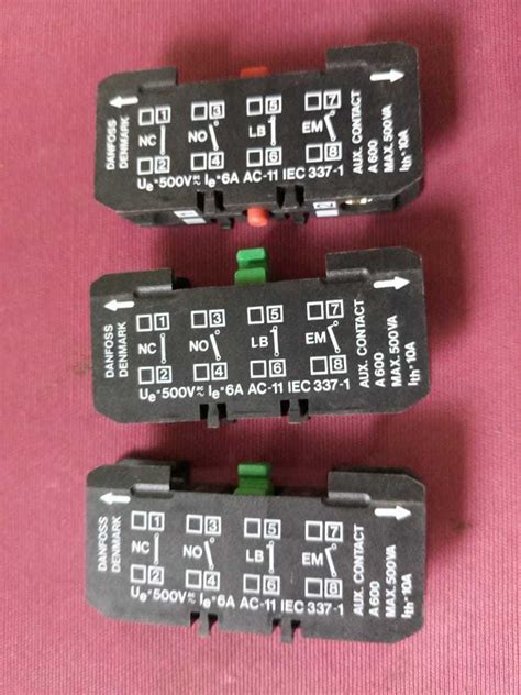 Danfoss ac-11 auxiliary contacts – Aeliya Marine Tech