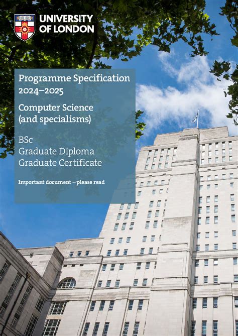 Progspec computer science bsc 2024 25 - Programme Specification 2024 ...