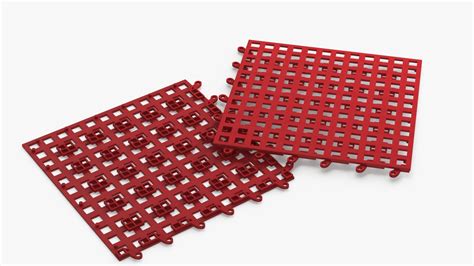 Plastic Floor Mat Red 3D Model - TurboSquid 2234493