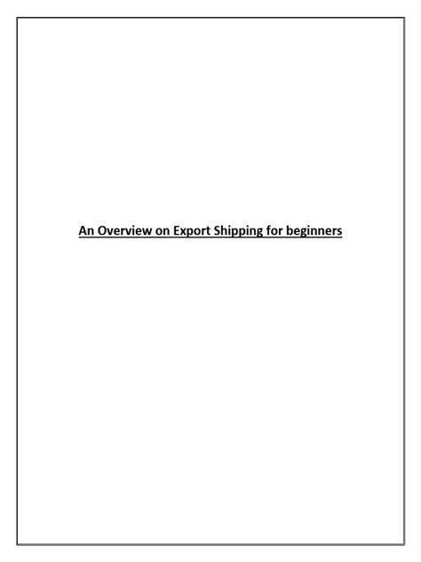 Export Shipment Process 的图像结果