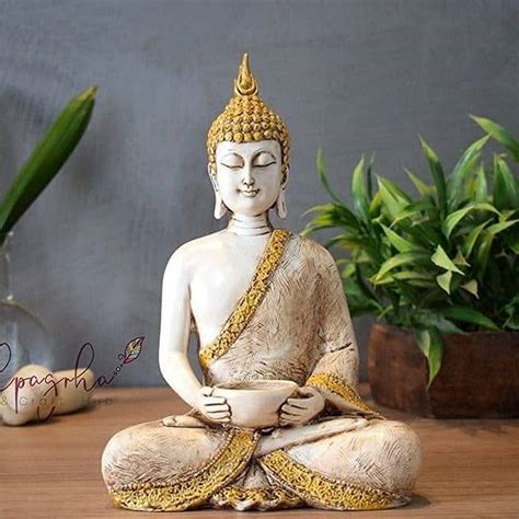 Meditating Candle Buddha Statue – Decorwala