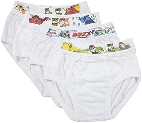 Buy BODYCARE Boy's Cotton Brief - Pack of 4 White at Amazon.in