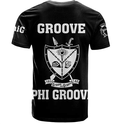 Groove Phi Groove T-Shirt Fraternity Map Africa