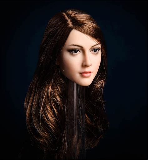 Buy HiPlay 1/6 Scale Female Figure Head Sculpt, Charming Girl Doll Head ...