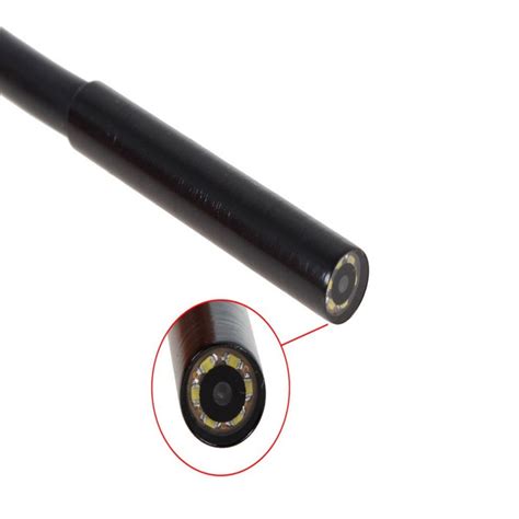7 mm 6 LED Endoscope Waterproof Inspection Borescope Camera 5M USB Cab