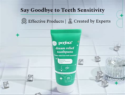 Buy Toothpaste for Sensitive Teeth - Get Quick Relief Now! – Perfora ...