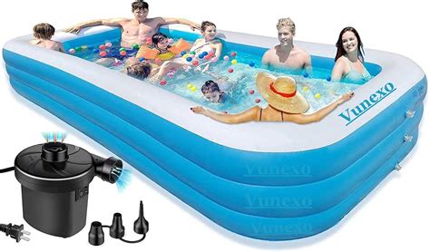 Buy Vunexo Inflatable Swimming Pool Adults Above Ground,10Feet-Swimming ...