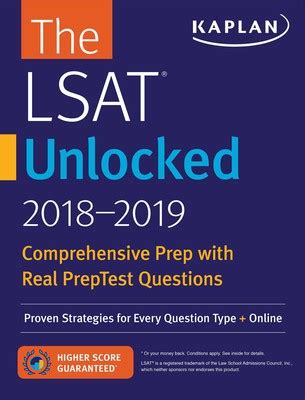 LSAT Unlocked 2018-2019 | Book by Kaplan Test Prep | Official Publisher ...