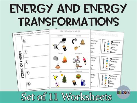 Energy Transformation Worksheet Key 的图像结果