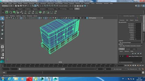 3D model Big Portable Generator Generic | 3D Molier International
