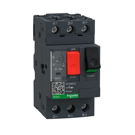 GV2ME22 Schneider Electric | Schneider Electric 20 → 25 A TeSys Motor ...