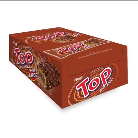 Jual Delfi TOP X-TRA LARGE Chocolate 32 gr (ukuran besar) | Shopee Indonesia