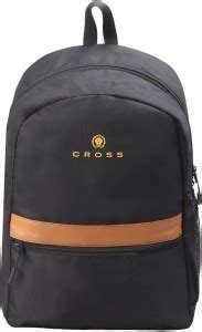 CROSS Dominique 20 Ltr Casual Laptop Travel Backpack - Black/Yellow 20 ...