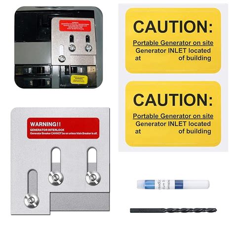 Buy Generator Interlock Kit Compatible with Square D QO or Homeline 150 ...