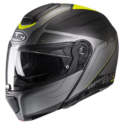 Hjc Rpha 90s Cadan Modular Yellow Grey Helmet