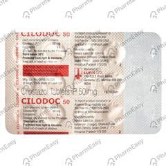 Cilotab 50 MG Tablet (10): Uses, Side Effects, Price & Dosage | PharmEasy