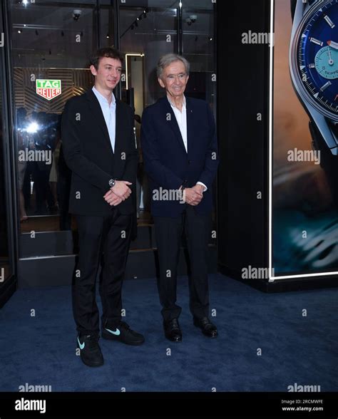 July 12, 2023, New York, New York, USA: Frederic Arnault and Bernard ...
