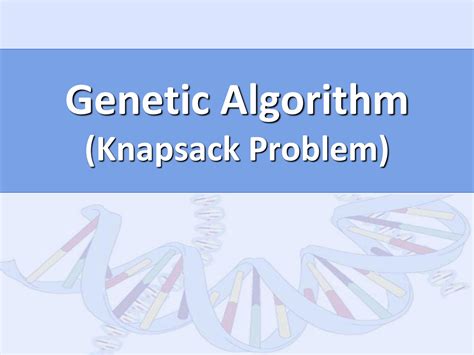 Image result for Genetic Algorithm Problems