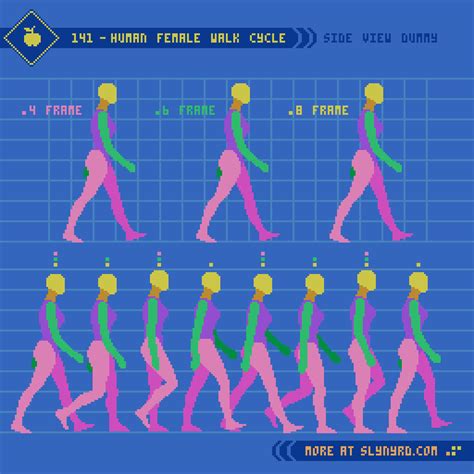 Walk Cycle Reference Female