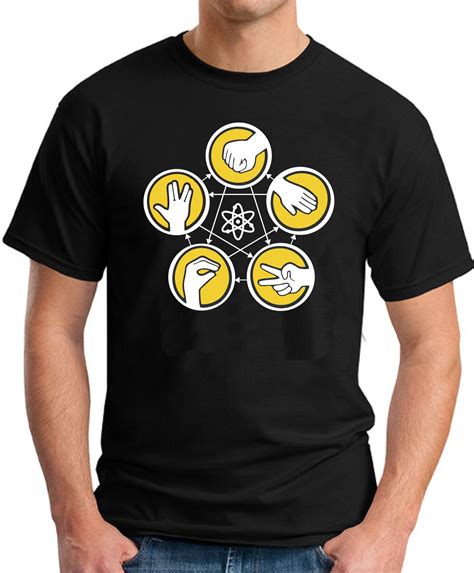 ROCK PAPER SCISSORS LIZARD SPOCK T-SHIRT - GeekyTees