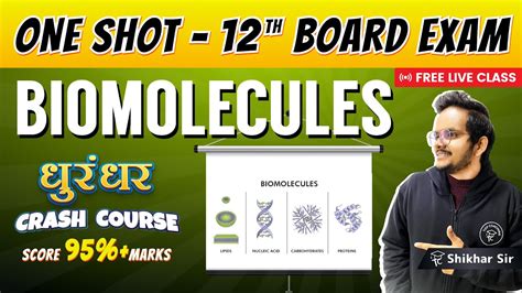 Image result for Class 12 Biomolecules One Shot Arvind Arora