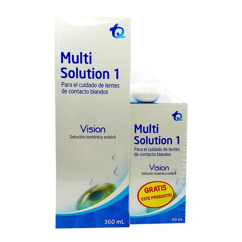 Multi Solution 1 Lentes Blandos Frasco X 360+ 60 Ml - Droguería Alameda Sur