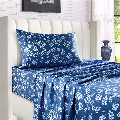 Lux Decor Collection Bed Sheets, Microfiber Upto 16 Inch Deep Pocket ...