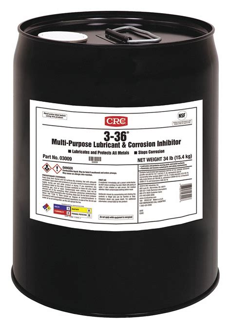 CRC, NSF H2, 5 gal, General Purpose Lubricant - 5VE52|03009 - Grainger