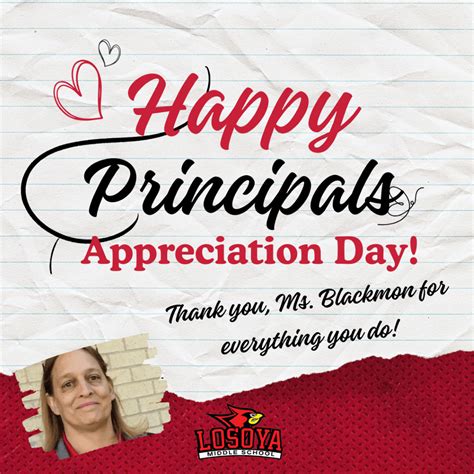 Happy Principals Day! - Losoya Middle School