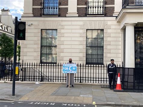 UK: Protest staged outside Chinese embassy to commemorate 14th ...