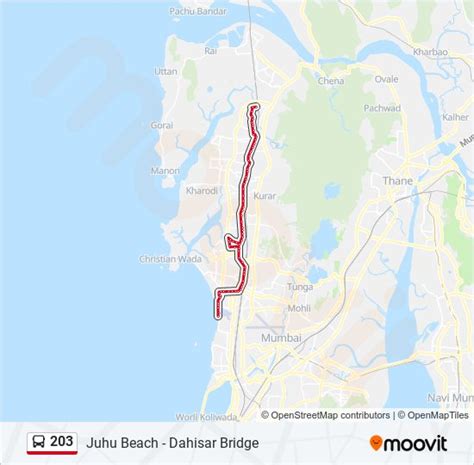 203 Route: Schedules, Stops & Maps - Juhu Beach (Updated)
