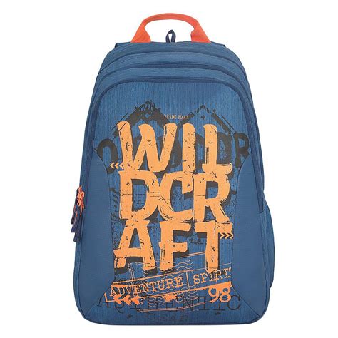 Buy Wildcraft 44 Ltrs Blaze 3 Wc Bold Blue Orange Casual 3 Compartment ...
