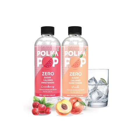 Cranberry & Peach Sparkling Water | (300ml Each) | Packs of 12 & 24 ...