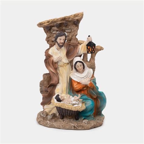 Figura navideña del nacimiento del niño Jesús 20 x 13.5 cm