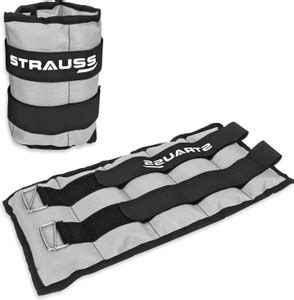 Strauss (2.5 Kg x 2) Ankle Weight | Wrist & Leg Weights Cuff, 2.5Kg ...
