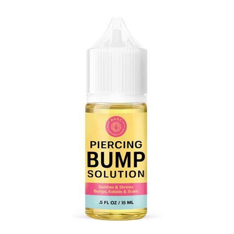 BASE LABORATORIES Piercing Bump Solution & Keloid Bump Removal ...