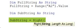 Image result for Visual Basic Right String