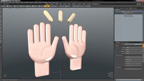 Raising Hands Emoji 3D Model $9 - .3ds .blend .c4d .fbx .max .ma .lxo ...