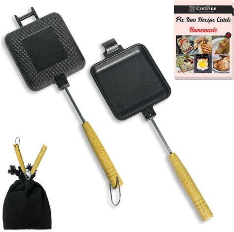 Amazon.com: AILITOR Campfire Sandwich Maker Cast Iron Pack of 4 - Pudgy ...