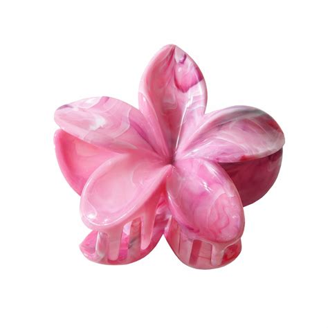 Hibiscus Hair Flower Claw Clip Preppy Summer Aesthetic – The Preppy Place