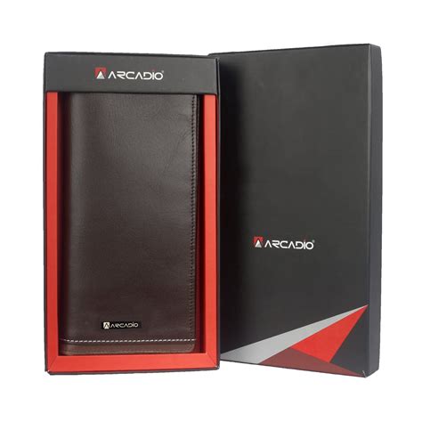 BIG HIT Bifold Dual Toned Long Leather Wallet - ARW1012 – ARCADIO
