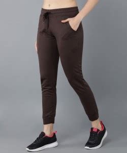 Alan Jones Solid Women Brown Track Pants - Buy Alan Jones Solid Women ...