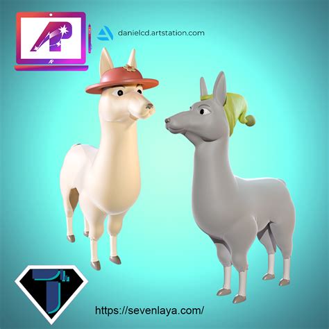 Real Llamas With Hats