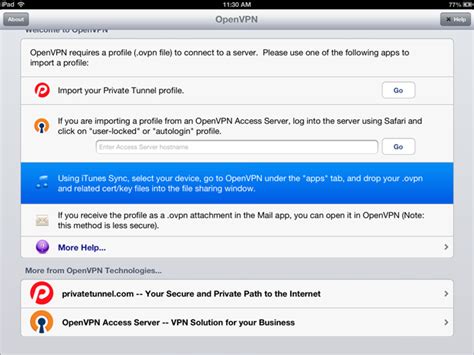 Image result for OpenVPN Setup iPhone