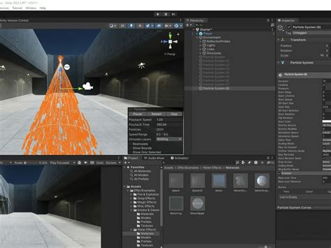 Unity 2D Particle System 的图像结果